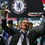 Chelsea manager Jose Mourinho celebrates